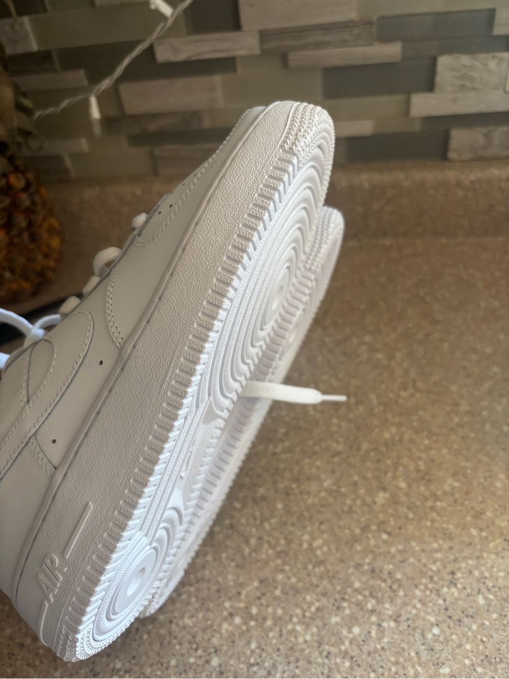 Nike White Low-Top Leather Sneakers